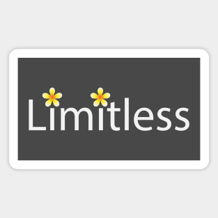 Limitless creative typographic artwork Magnet